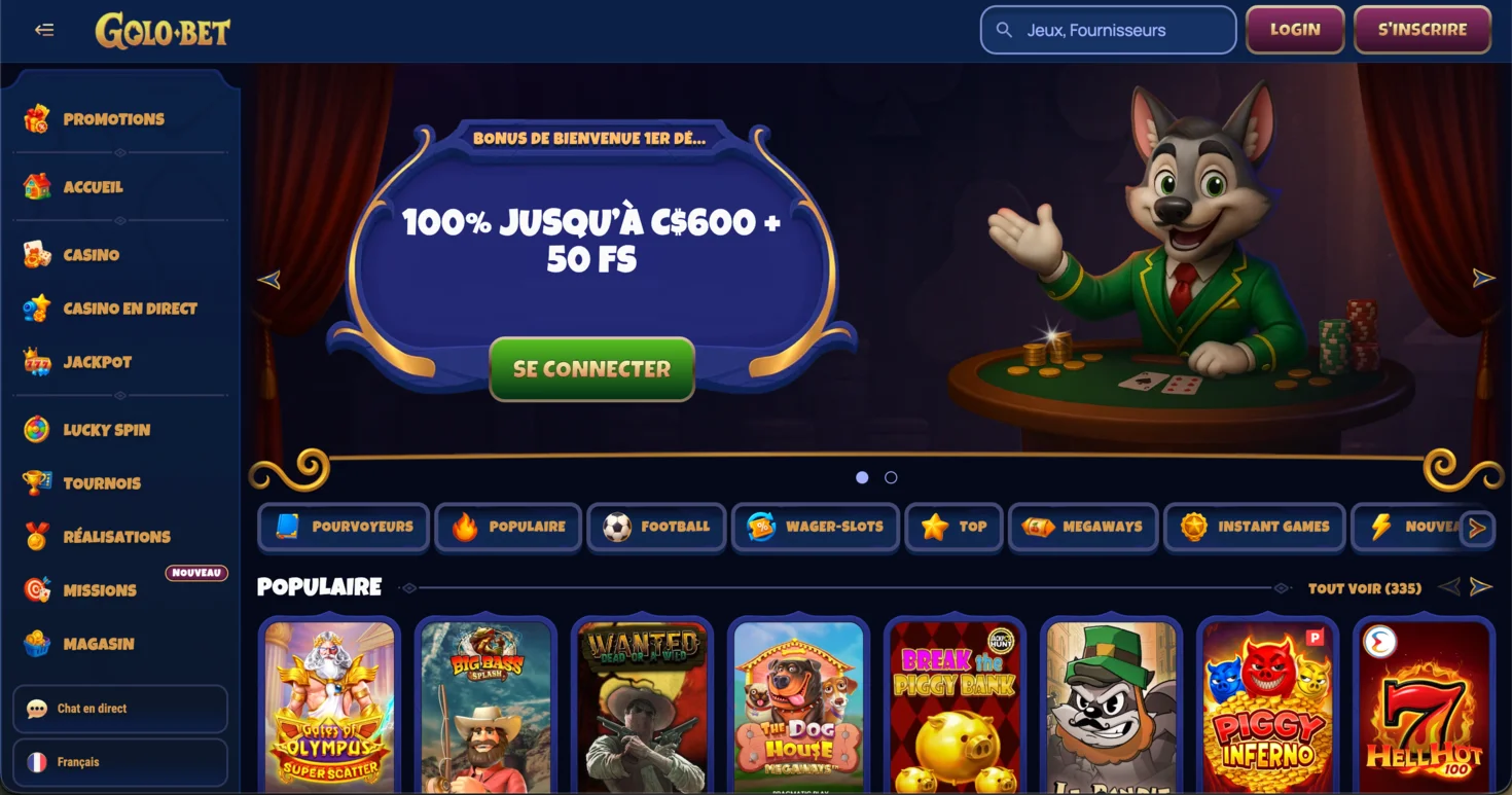 GoloBet : casino en ligne etranger